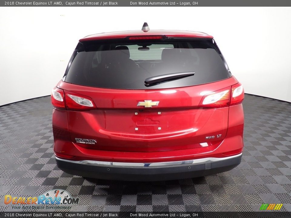 2018 Chevrolet Equinox LT AWD Cajun Red Tintcoat / Jet Black Photo #12