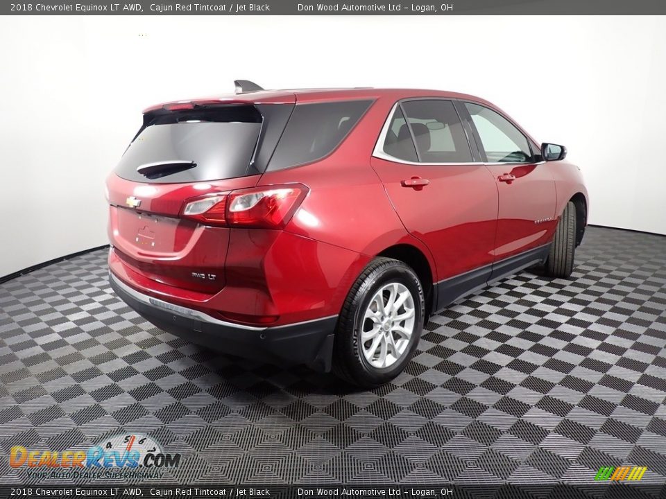 2018 Chevrolet Equinox LT AWD Cajun Red Tintcoat / Jet Black Photo #17