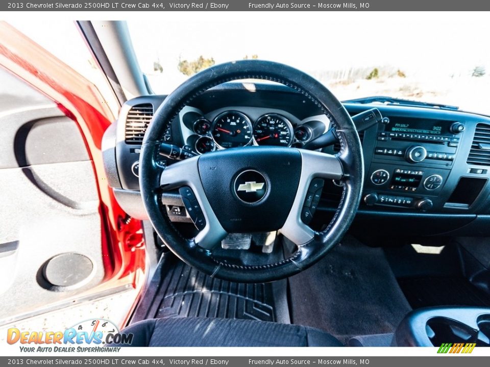 2013 Chevrolet Silverado 2500HD LT Crew Cab 4x4 Victory Red / Ebony Photo #34