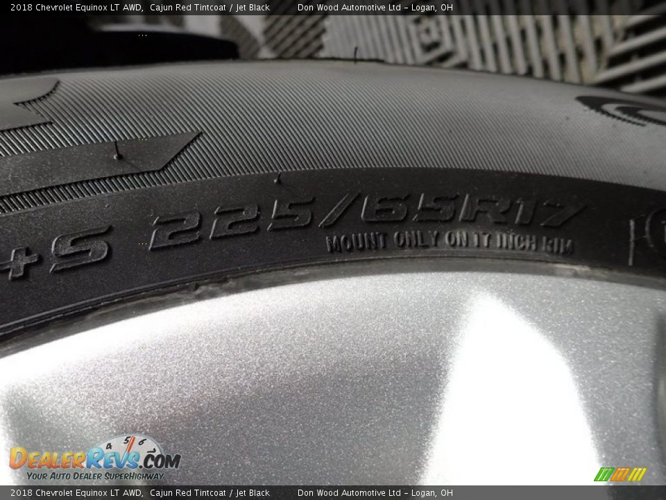 2018 Chevrolet Equinox LT AWD Cajun Red Tintcoat / Jet Black Photo #19