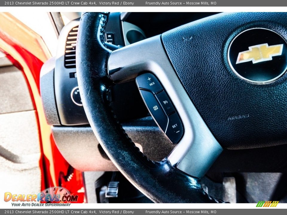 2013 Chevrolet Silverado 2500HD LT Crew Cab 4x4 Victory Red / Ebony Photo #36