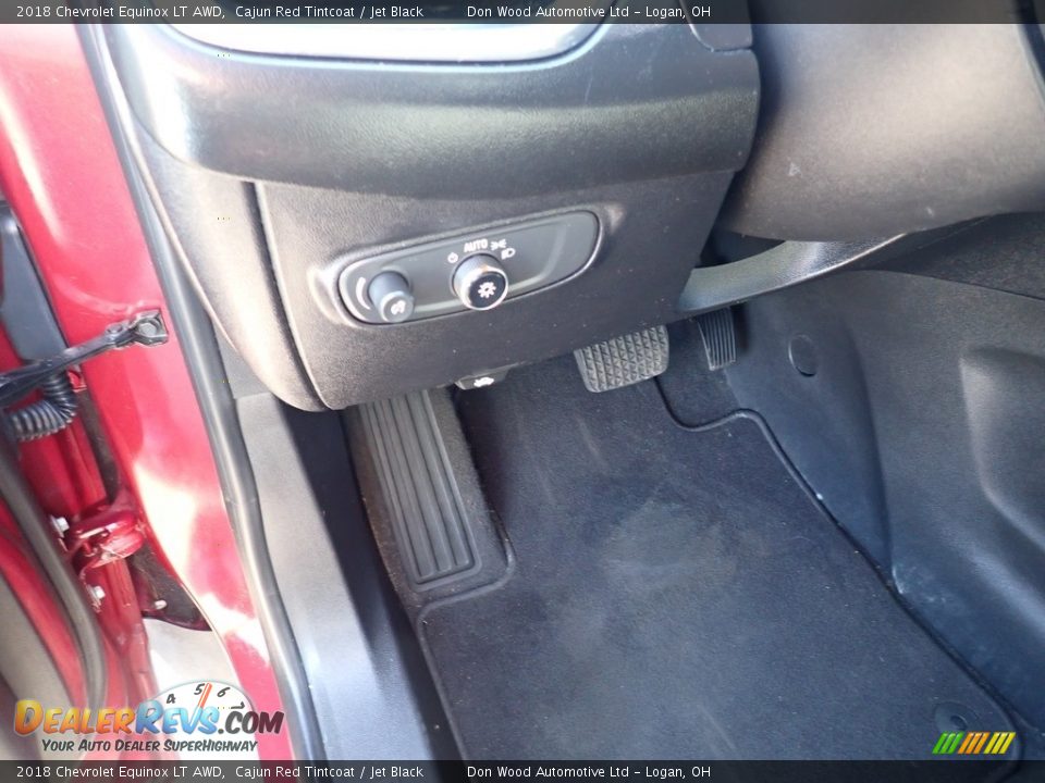 2018 Chevrolet Equinox LT AWD Cajun Red Tintcoat / Jet Black Photo #21