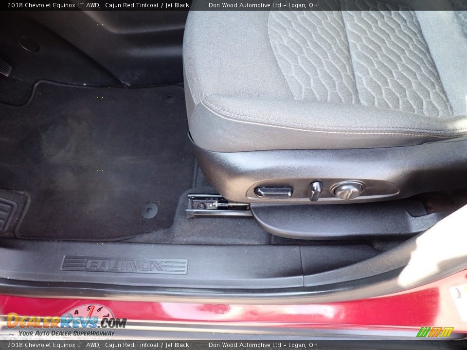 2018 Chevrolet Equinox LT AWD Cajun Red Tintcoat / Jet Black Photo #22