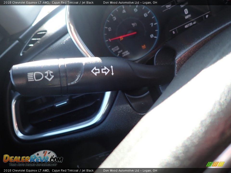2018 Chevrolet Equinox LT AWD Cajun Red Tintcoat / Jet Black Photo #25