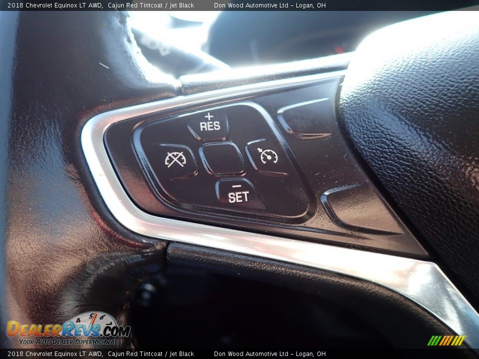 2018 Chevrolet Equinox LT AWD Cajun Red Tintcoat / Jet Black Photo #26