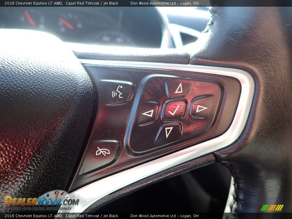 2018 Chevrolet Equinox LT AWD Cajun Red Tintcoat / Jet Black Photo #27