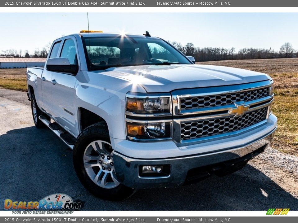 2015 Chevrolet Silverado 1500 LT Double Cab 4x4 Summit White / Jet Black Photo #1