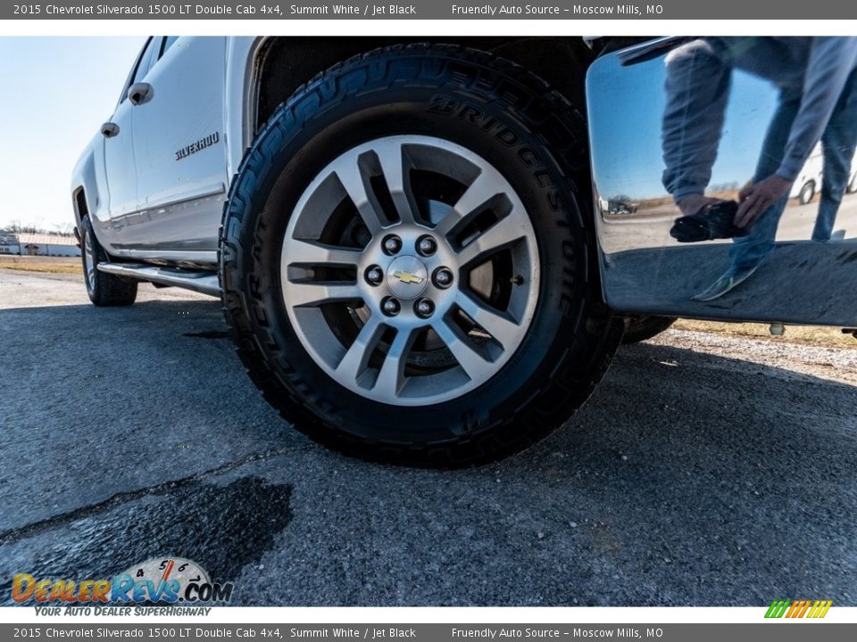 2015 Chevrolet Silverado 1500 LT Double Cab 4x4 Summit White / Jet Black Photo #2