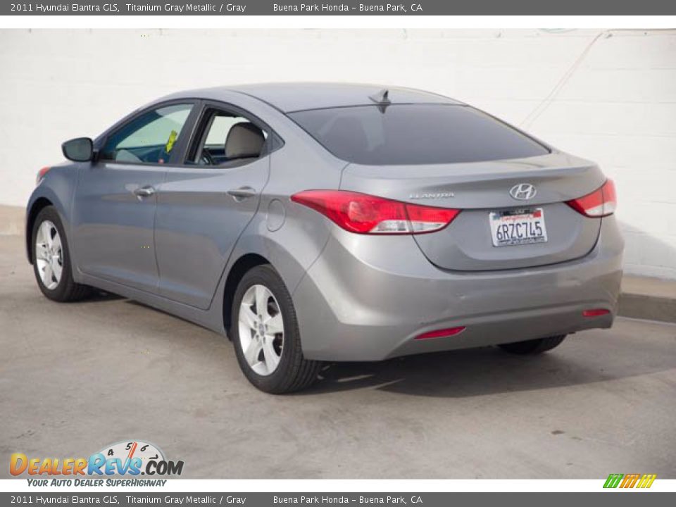 2011 Hyundai Elantra GLS Titanium Gray Metallic / Gray Photo #2