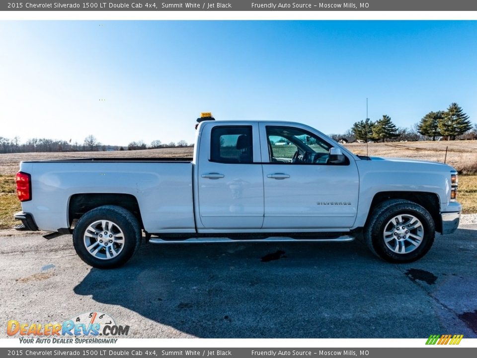 2015 Chevrolet Silverado 1500 LT Double Cab 4x4 Summit White / Jet Black Photo #4