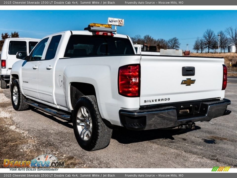 2015 Chevrolet Silverado 1500 LT Double Cab 4x4 Summit White / Jet Black Photo #7