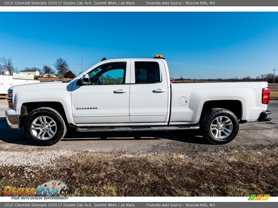 2015 Chevrolet Silverado 1500 LT Double Cab 4x4 Summit White / Jet Black Photo #8