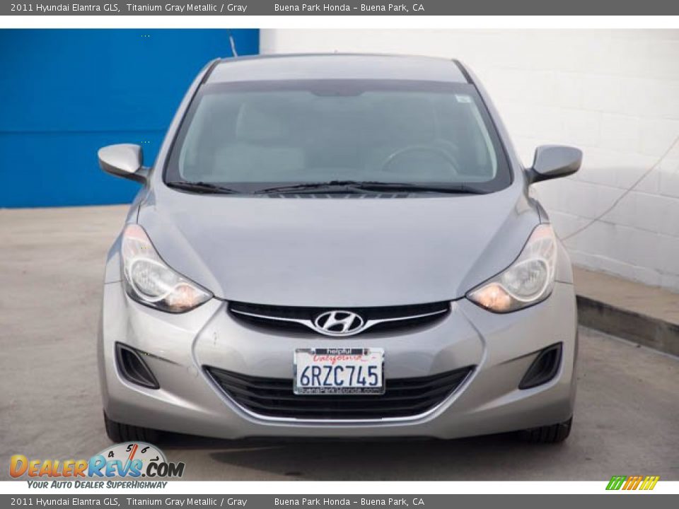 2011 Hyundai Elantra GLS Titanium Gray Metallic / Gray Photo #7