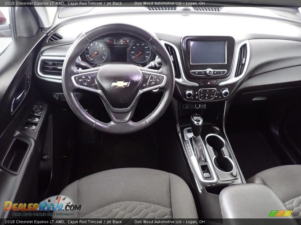2018 Chevrolet Equinox LT AWD Cajun Red Tintcoat / Jet Black Photo #36