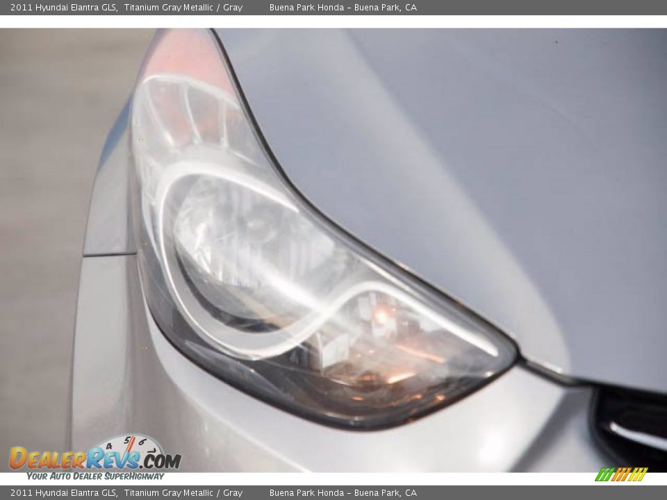 2011 Hyundai Elantra GLS Titanium Gray Metallic / Gray Photo #8
