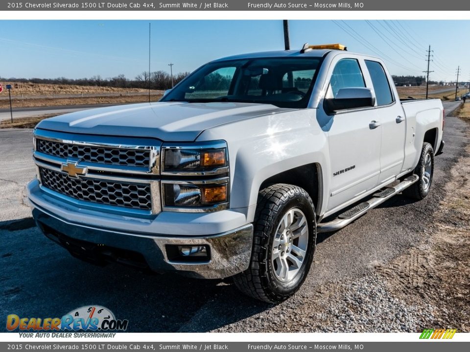 2015 Chevrolet Silverado 1500 LT Double Cab 4x4 Summit White / Jet Black Photo #9