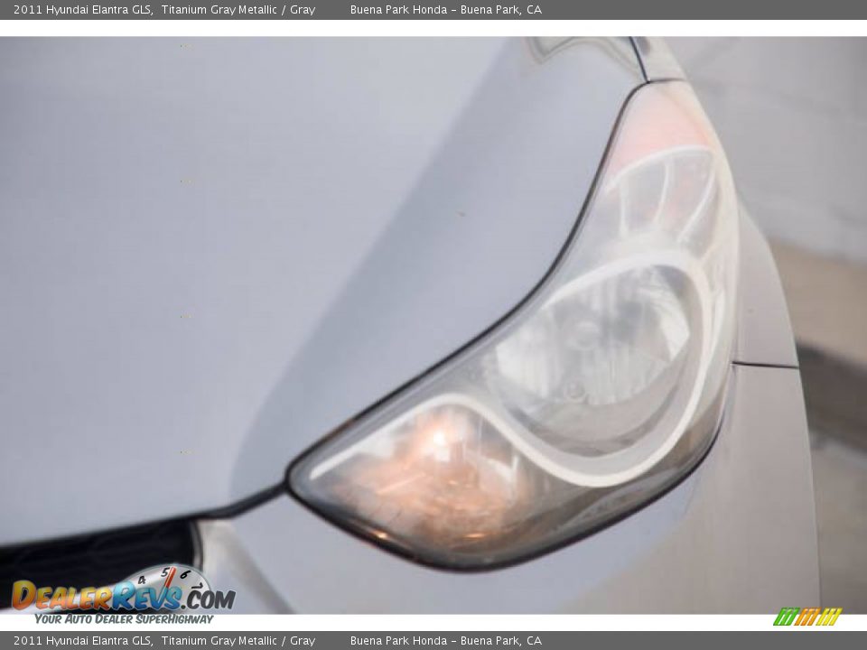 2011 Hyundai Elantra GLS Titanium Gray Metallic / Gray Photo #9