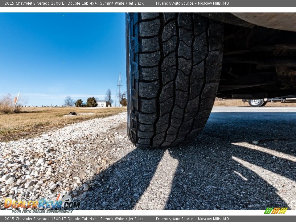 2015 Chevrolet Silverado 1500 LT Double Cab 4x4 Summit White / Jet Black Photo #17