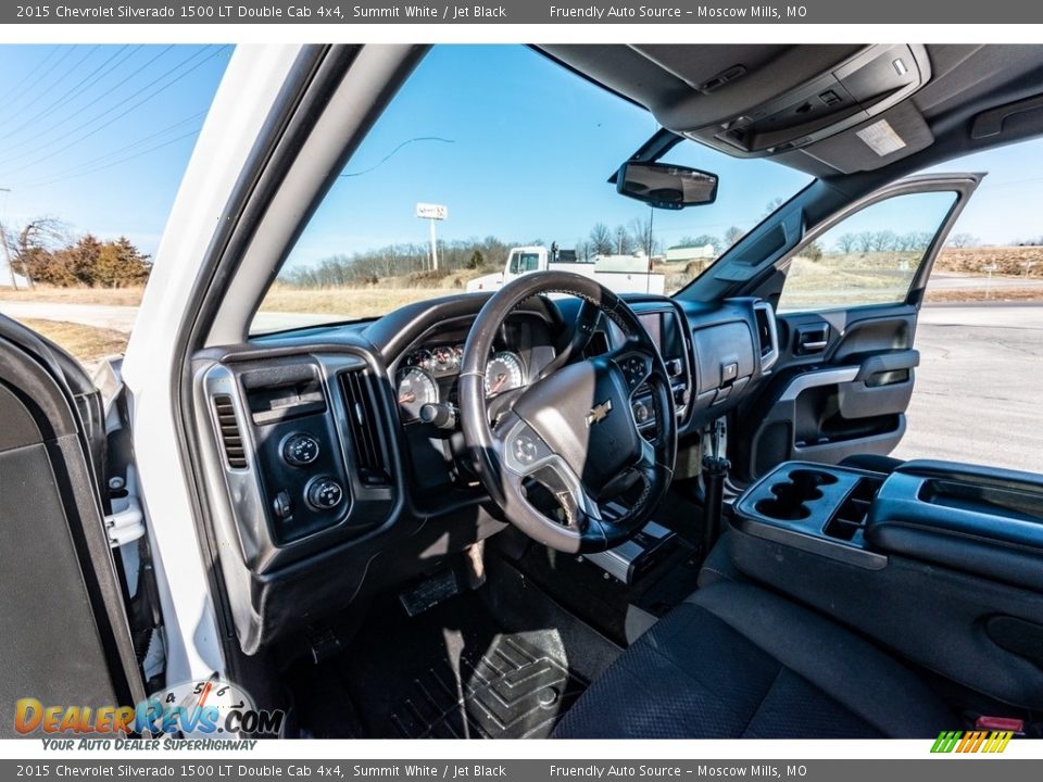 2015 Chevrolet Silverado 1500 LT Double Cab 4x4 Summit White / Jet Black Photo #21