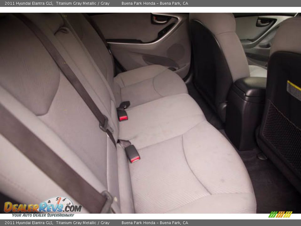 2011 Hyundai Elantra GLS Titanium Gray Metallic / Gray Photo #19