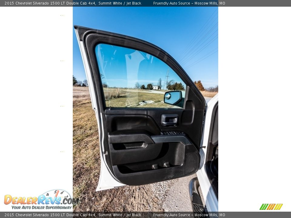2015 Chevrolet Silverado 1500 LT Double Cab 4x4 Summit White / Jet Black Photo #22