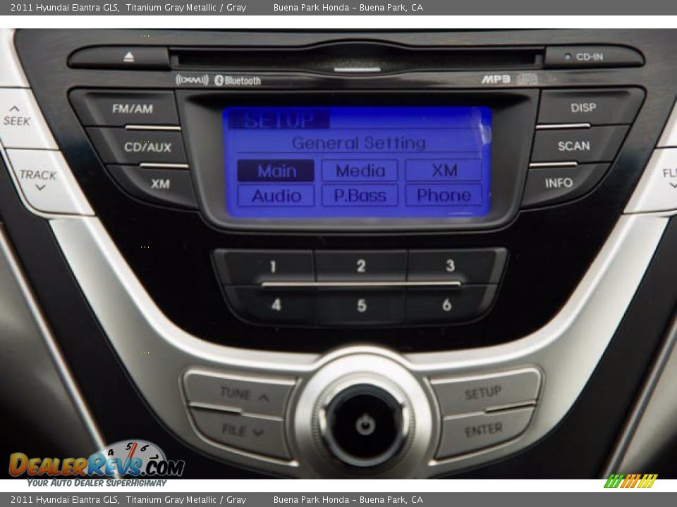 2011 Hyundai Elantra GLS Titanium Gray Metallic / Gray Photo #23