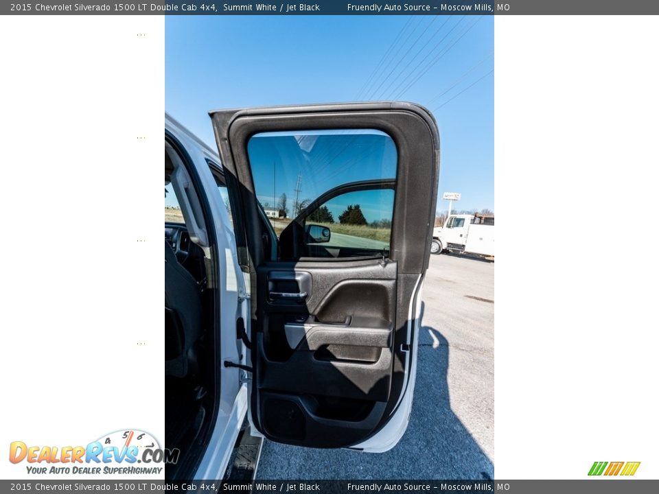2015 Chevrolet Silverado 1500 LT Double Cab 4x4 Summit White / Jet Black Photo #28