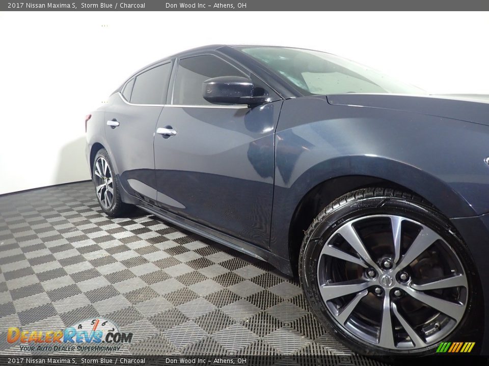 2017 Nissan Maxima S Storm Blue / Charcoal Photo #5