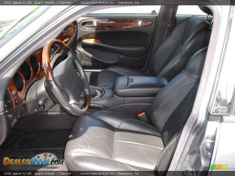 2002 Jaguar XJ XJR Quartz Metallic / Charcoal Photo #11
