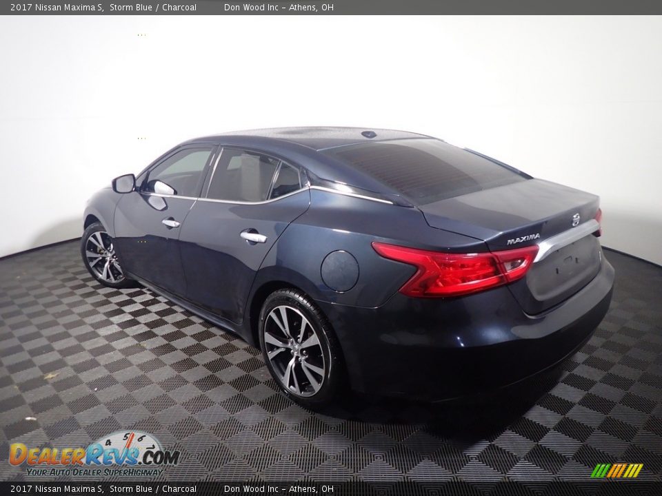 2017 Nissan Maxima S Storm Blue / Charcoal Photo #13