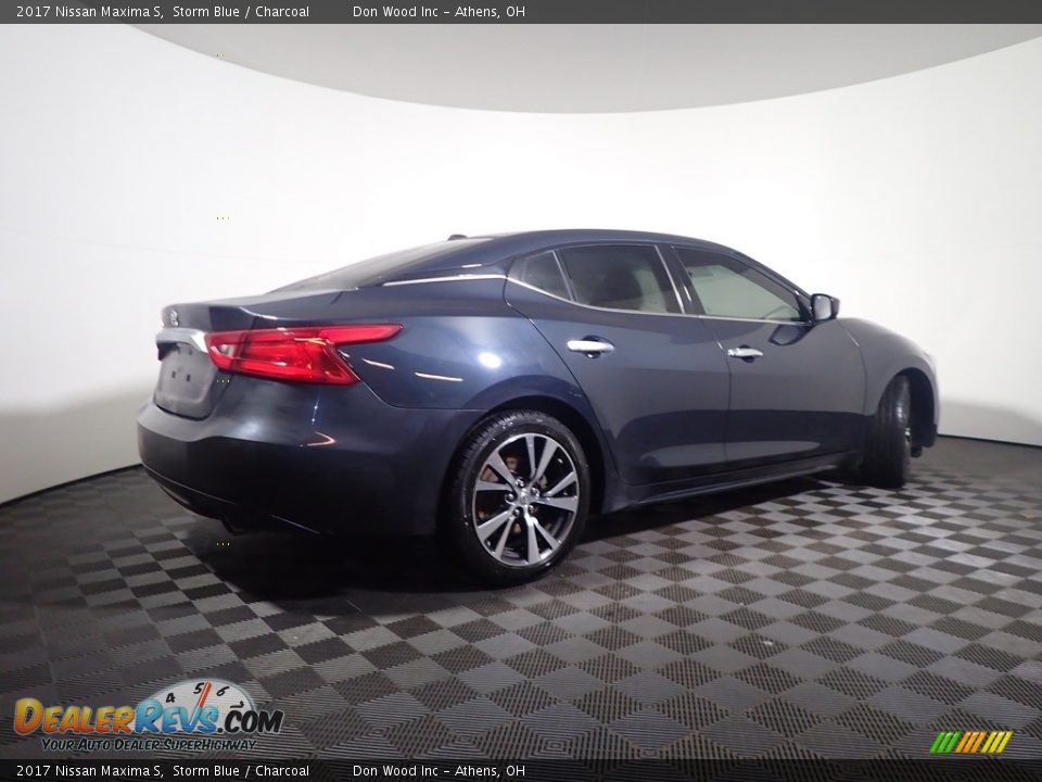 2017 Nissan Maxima S Storm Blue / Charcoal Photo #17