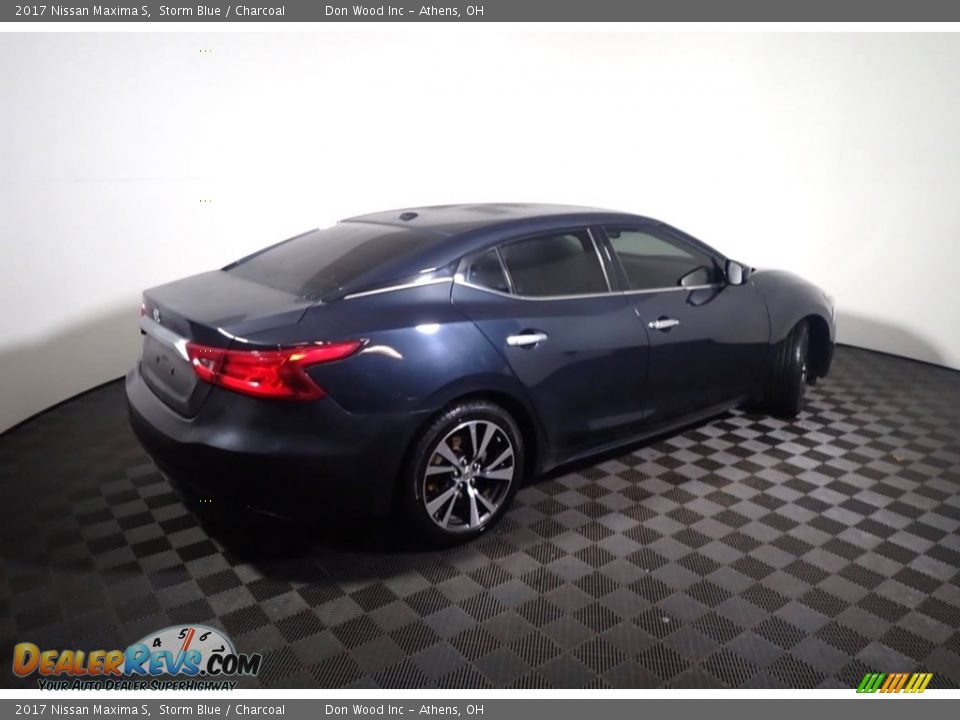 2017 Nissan Maxima S Storm Blue / Charcoal Photo #18