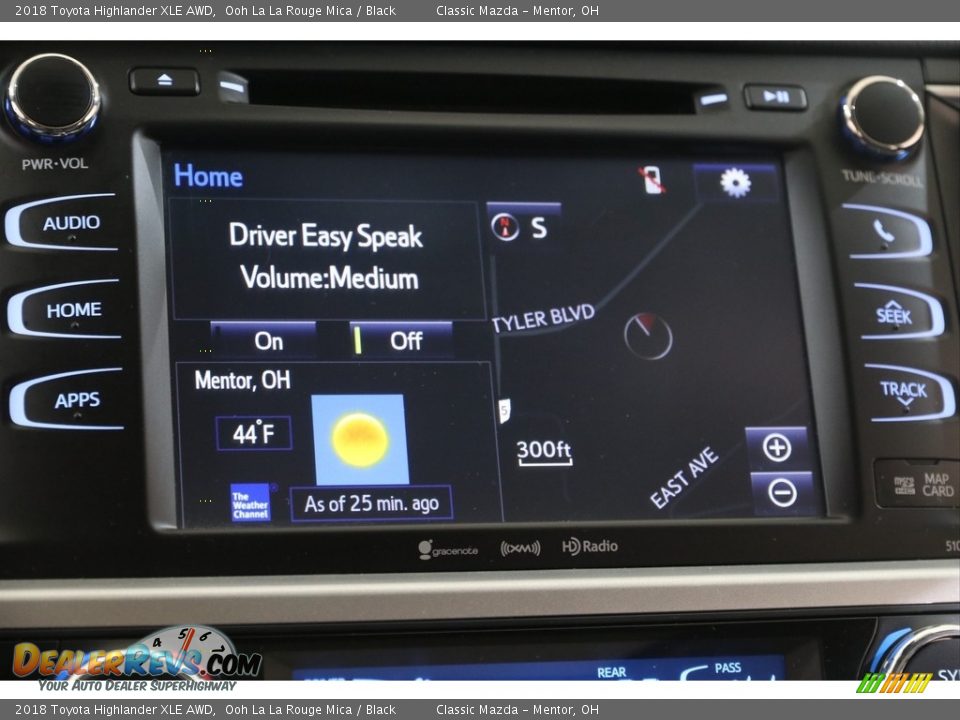 2018 Toyota Highlander XLE AWD Ooh La La Rouge Mica / Black Photo #10