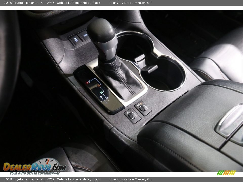 2018 Toyota Highlander XLE AWD Ooh La La Rouge Mica / Black Photo #14