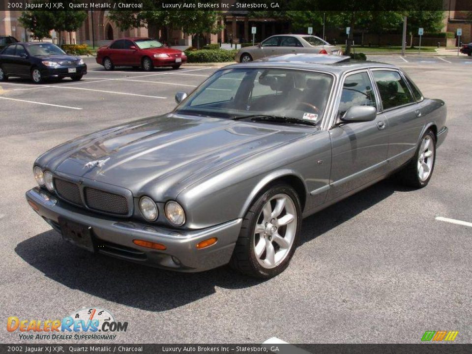 2002 Jaguar XJ XJR Quartz Metallic / Charcoal Photo #12