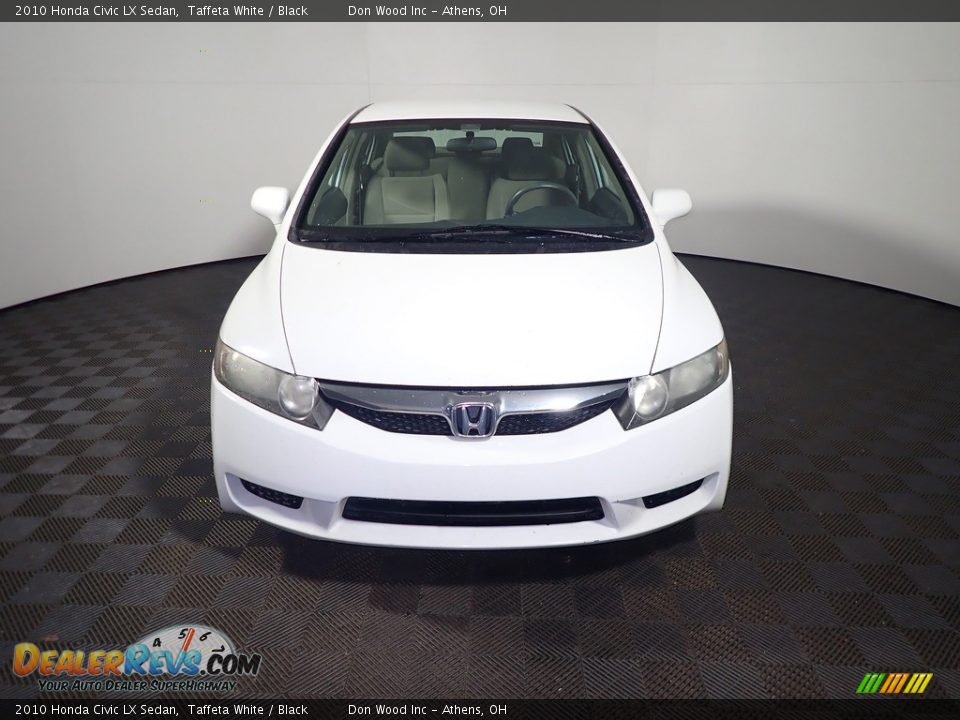 2010 Honda Civic LX Sedan Taffeta White / Black Photo #4
