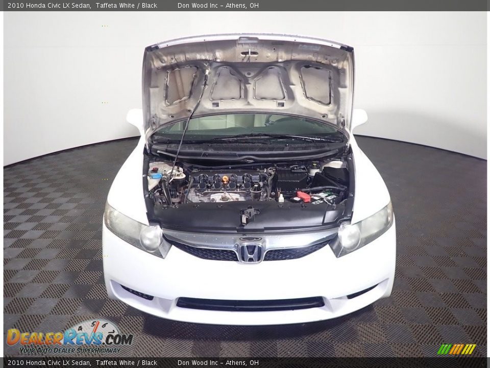 2010 Honda Civic LX Sedan Taffeta White / Black Photo #5