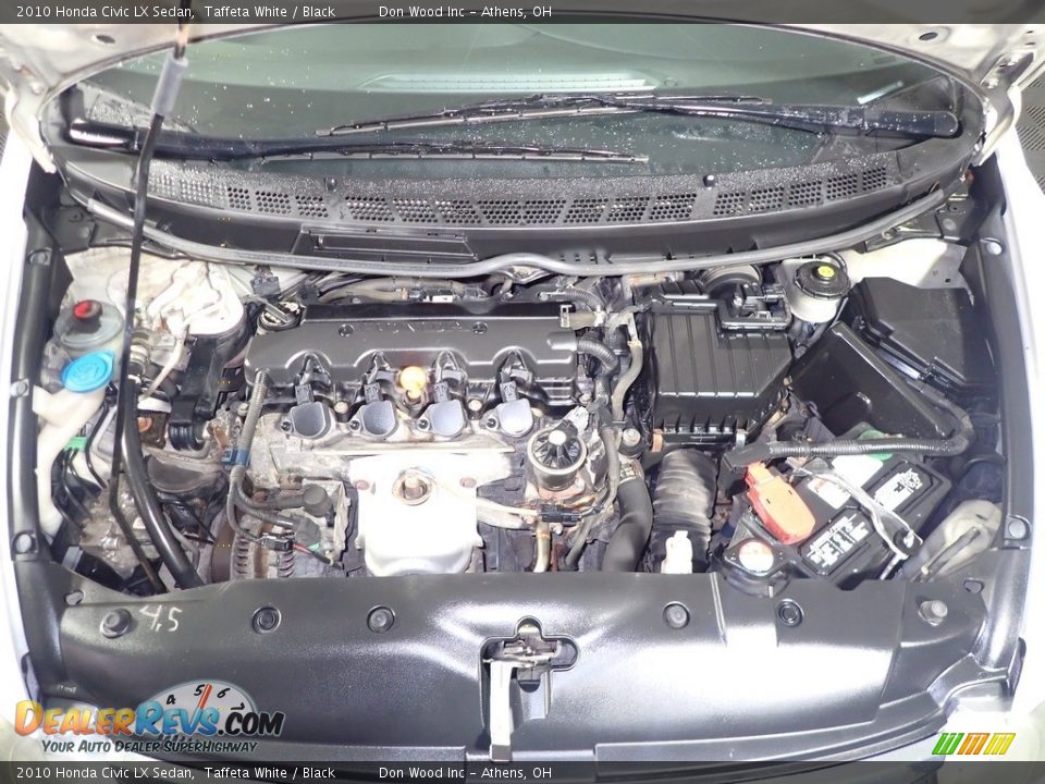2010 Honda Civic LX Sedan Taffeta White / Black Photo #6