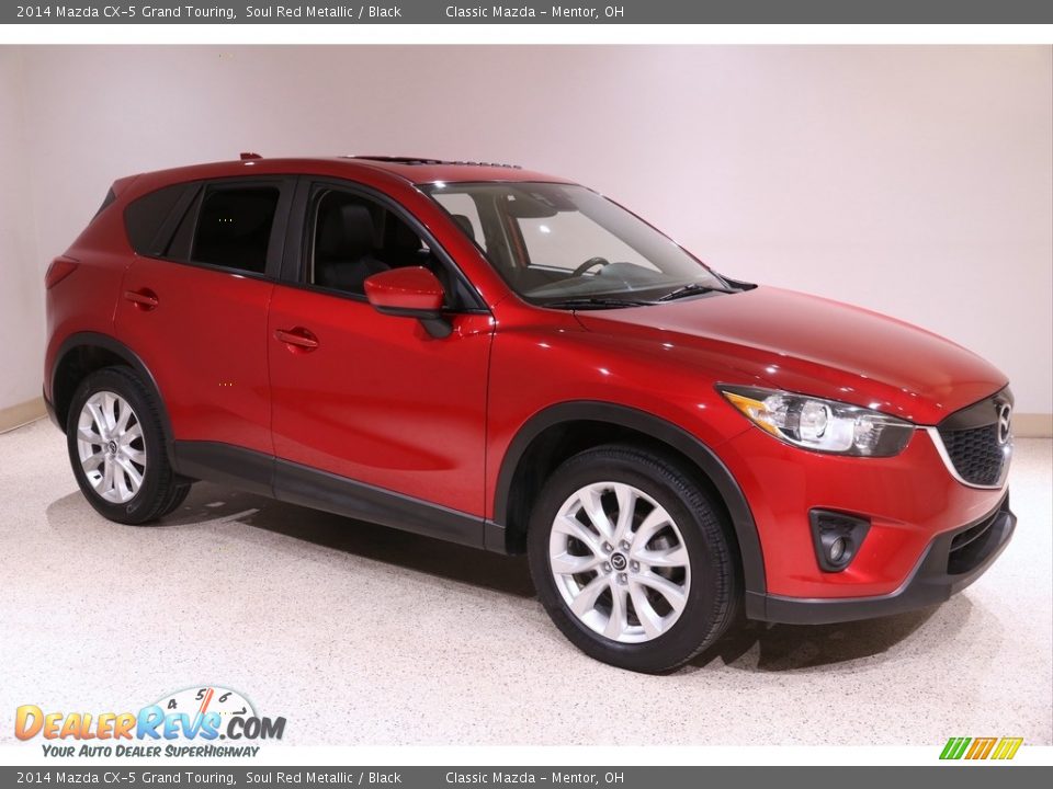 2014 Mazda CX-5 Grand Touring Soul Red Metallic / Black Photo #1