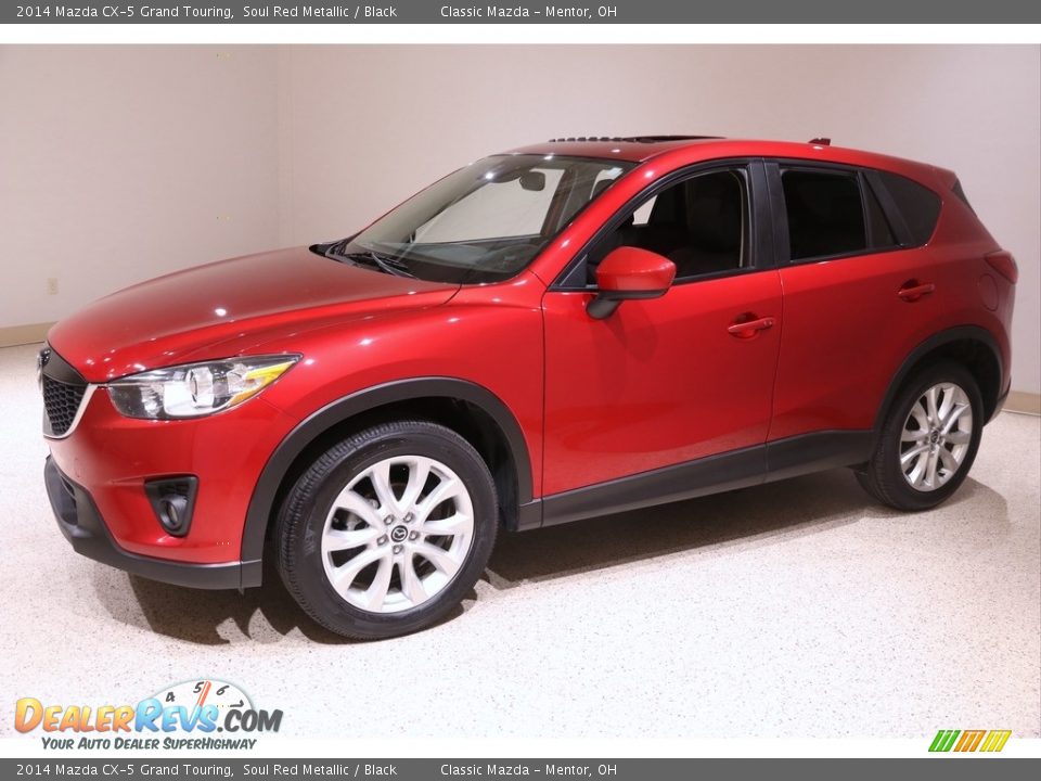 2014 Mazda CX-5 Grand Touring Soul Red Metallic / Black Photo #3