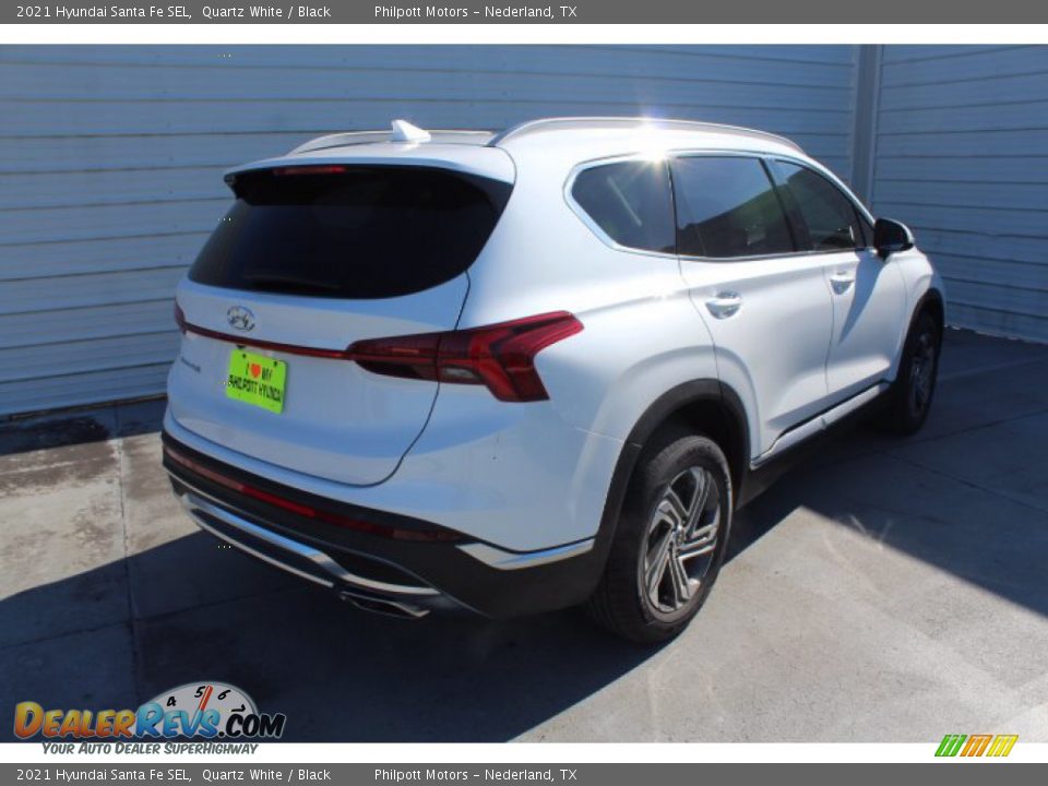 2021 Hyundai Santa Fe SEL Quartz White / Black Photo #8