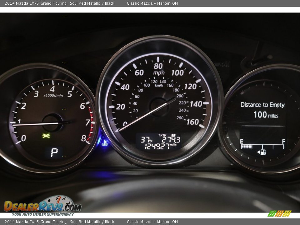 2014 Mazda CX-5 Grand Touring Soul Red Metallic / Black Photo #8
