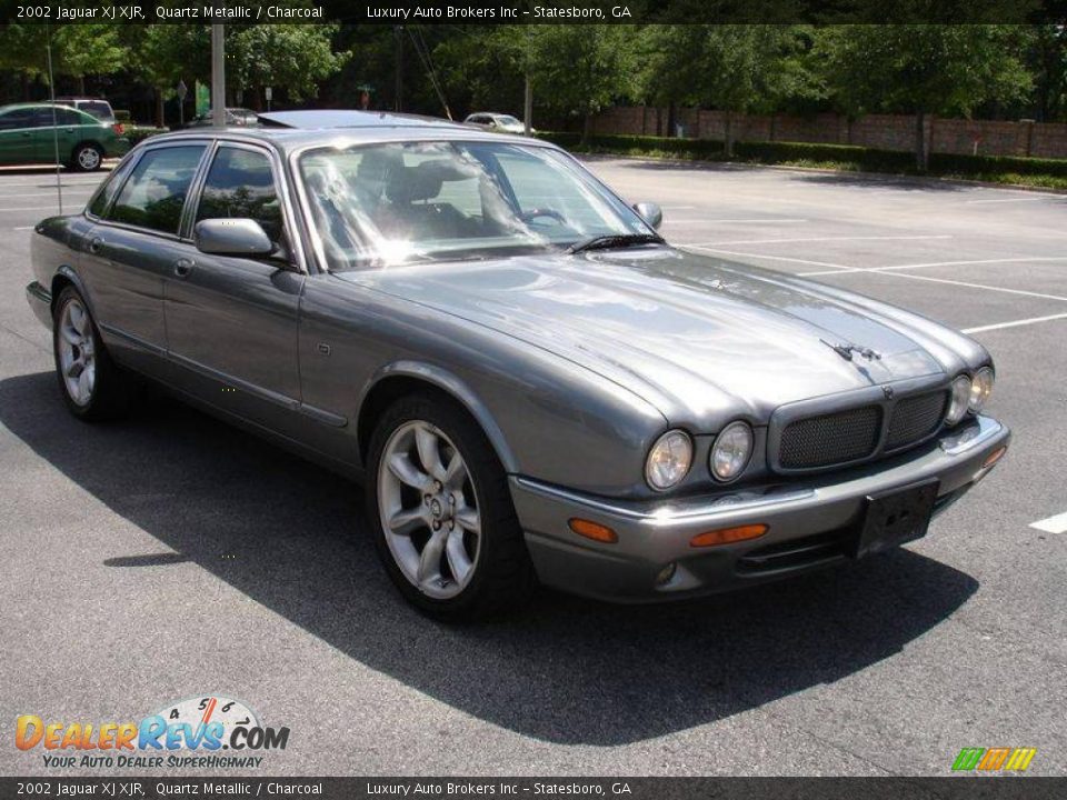 2002 Jaguar XJ XJR Quartz Metallic / Charcoal Photo #13