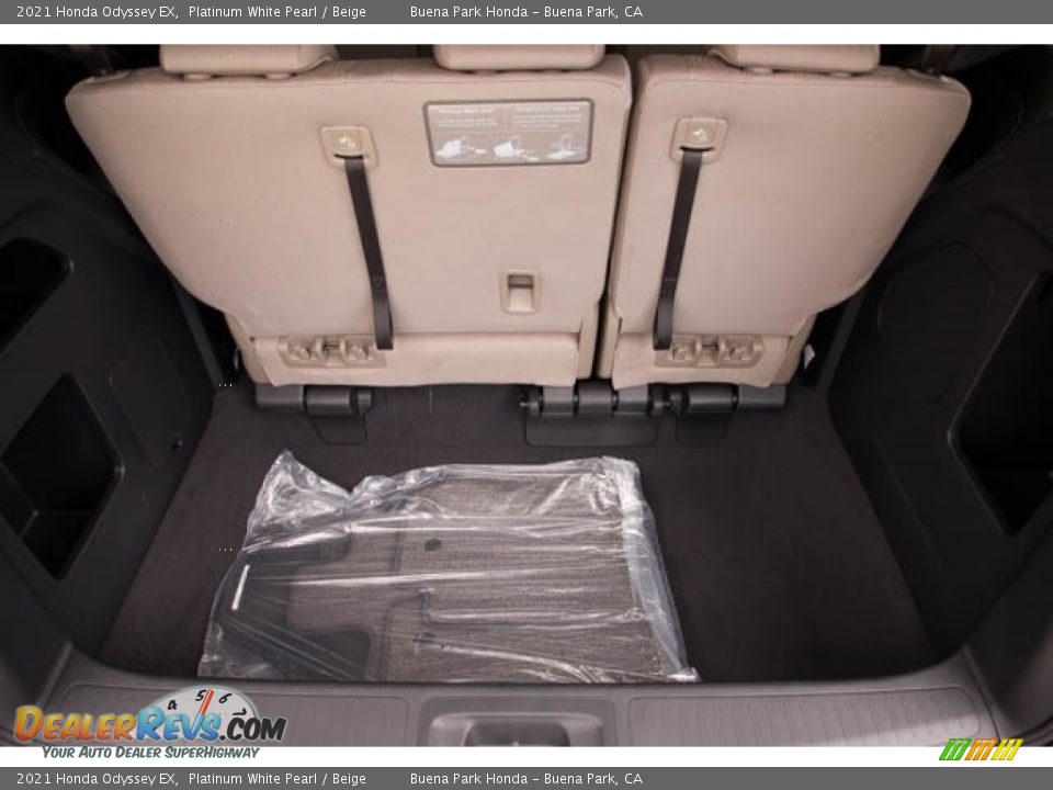 2021 Honda Odyssey EX Platinum White Pearl / Beige Photo #27