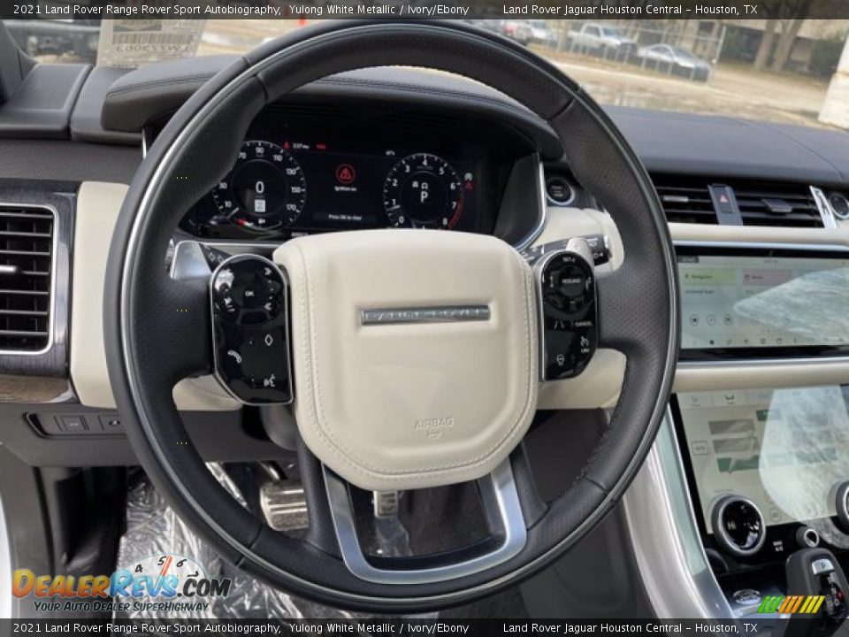 2021 Land Rover Range Rover Sport Autobiography Yulong White Metallic / Ivory/Ebony Photo #22