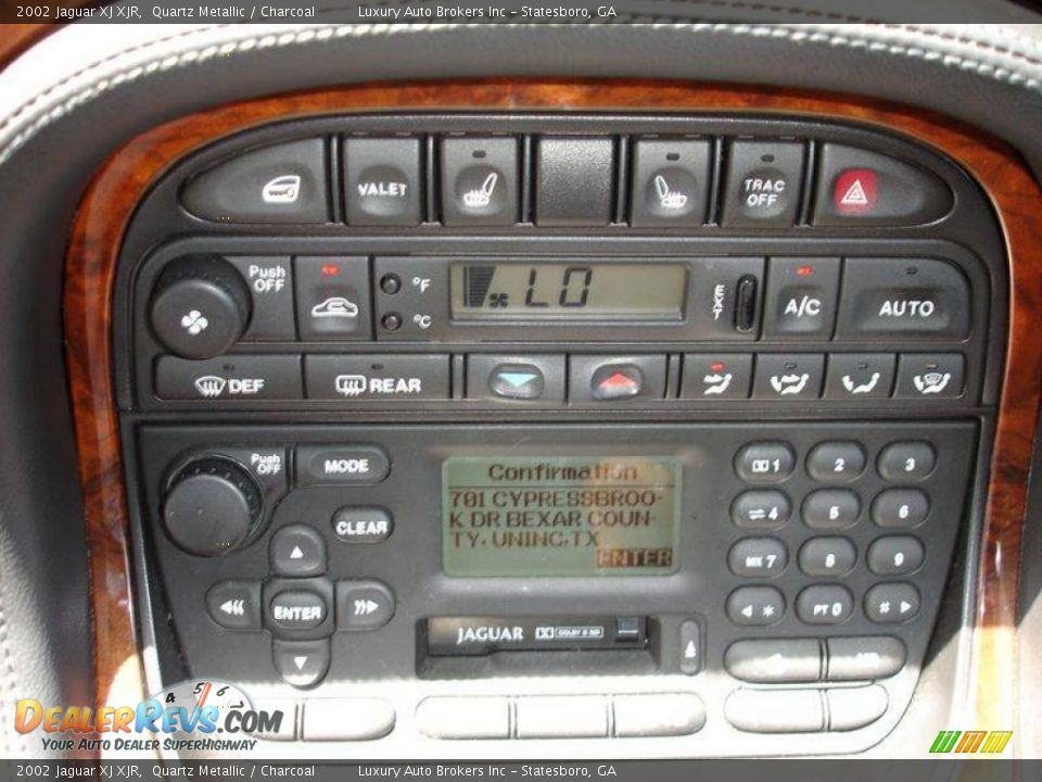 2002 Jaguar XJ XJR Quartz Metallic / Charcoal Photo #14
