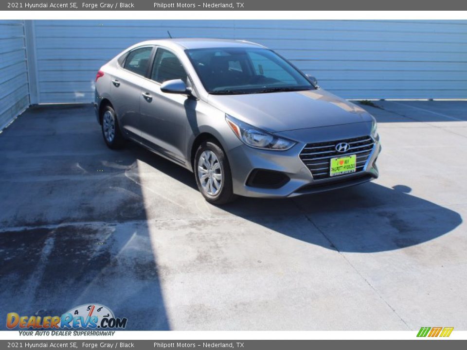 2021 Hyundai Accent SE Forge Gray / Black Photo #2