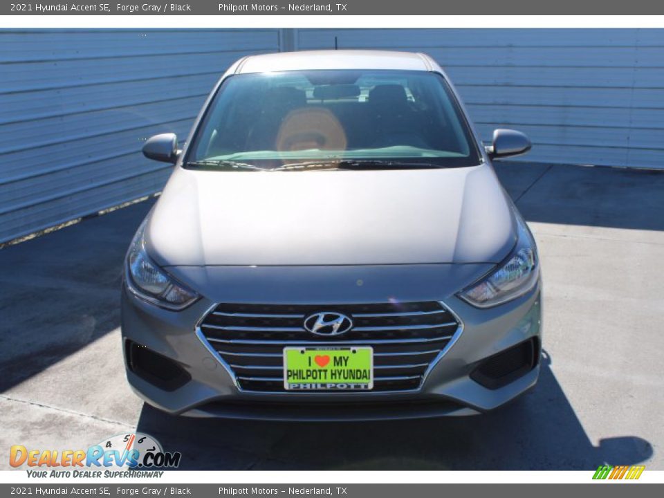 2021 Hyundai Accent SE Forge Gray / Black Photo #3