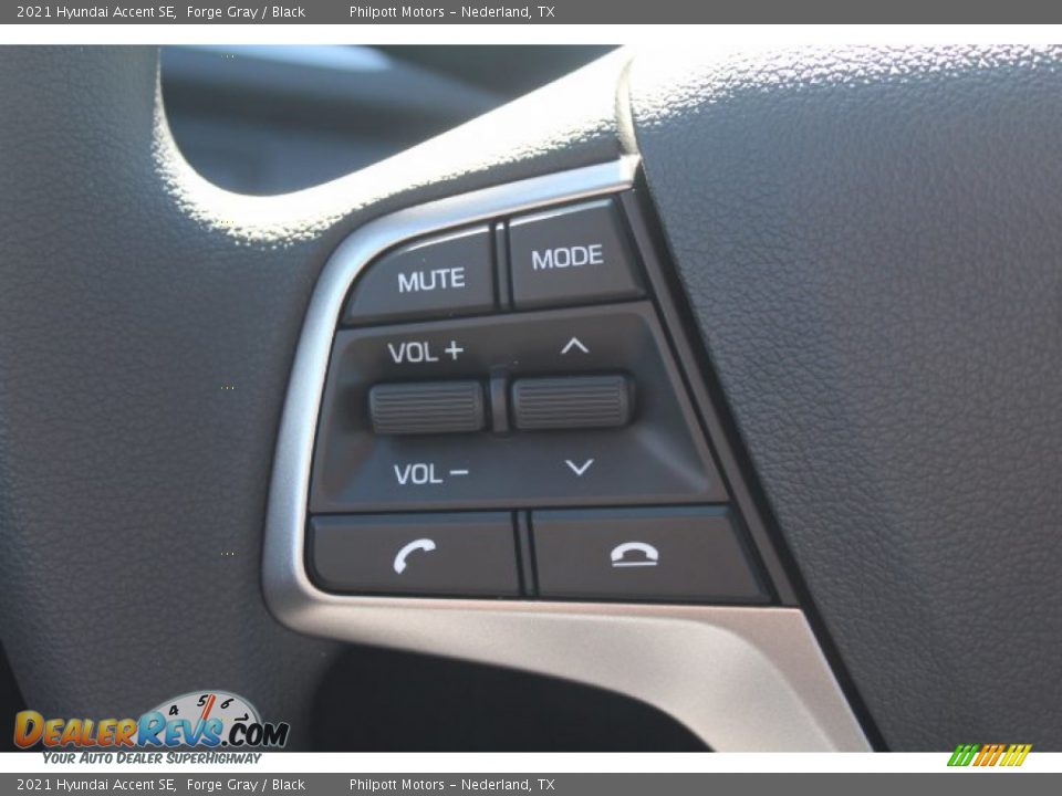 2021 Hyundai Accent SE Forge Gray / Black Photo #11