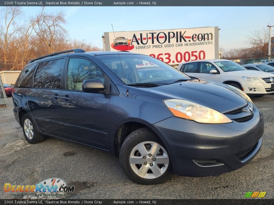 2006 Toyota Sienna LE Nautical Blue Metallic / Stone Gray Photo #1